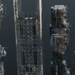 CGTrader Old Dystopic Buildings set 3D model Crack Download