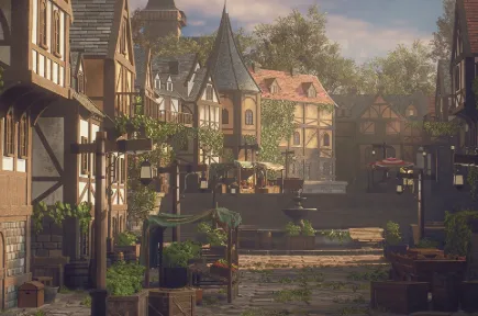 Creating a Medieval Town Environment Using UE 5 Blender Free Download