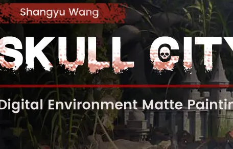 Digital Environment Matte Painting Skull City Course Download