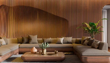 Modern Organic Living Room (Blender 4.4) Crack Download