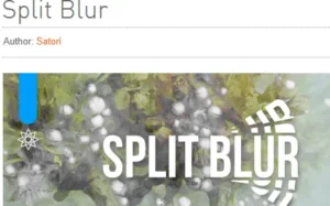 Sparrow's Split Blur v1.3.2 Windows MAC Crack Download