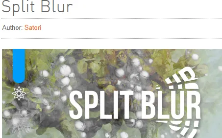Sparrow's Split Blur v1.3.2 Windows MAC Crack Download