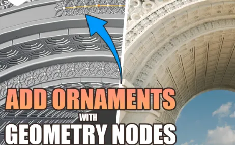 Gumroad - 10 Ornaments pack for Blender Free Download
