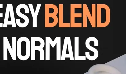 Blender 4.5 - Easy Blend Normals Plugin Free Download