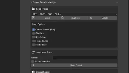 Render Output Presets Manager v2 Crack (Blender 4.5) Download