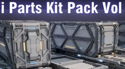 Sci-Fi Parts Kit Pack Vol 05 Crack (Artstation) Download