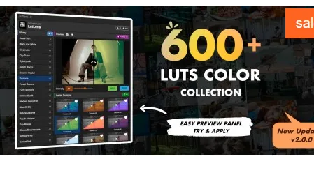 aescripts LutLens v2.0 600 EASY LUTS Crack 2025 Download