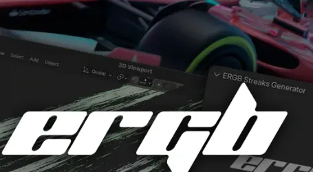 Blender addon Ergb Streaks Panel v1.0.1 Crack 2025 Download