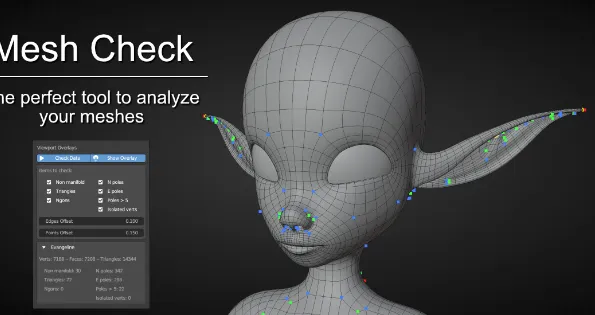 Mesh Check Gpu Edition v0.5.2 Crack (Blender 4.5) Download