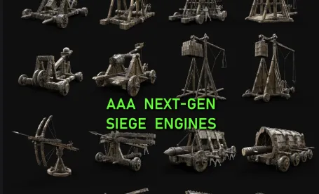Siege Engine 16 WAR MACHINES Models Crack (Artstation) Download