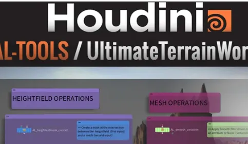 AL-TOOLS v6.1 Ultimate Terrain Workflow - Houdini Indie Crack Download