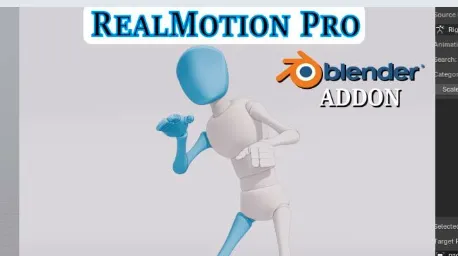 Blender RealMotion Pro v1.57.6 addon Crack Download