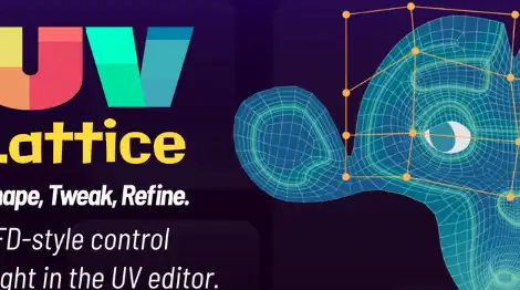 Blender Uv Lattice v1.0 UV Fine tuner addon Crack Download