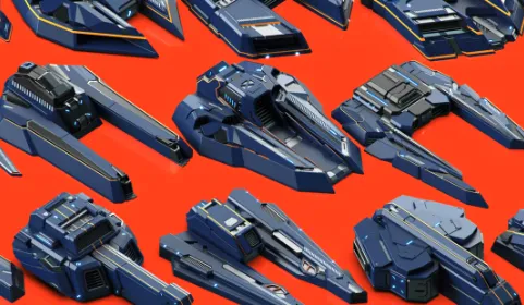 Oleg's SPACESHIP Hard Surface KITBASH 350 DETAILS Crack Download