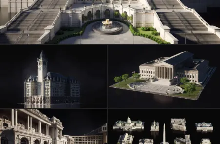 Washington DC Blender 3D Models (Kitbash3D) Crack Download