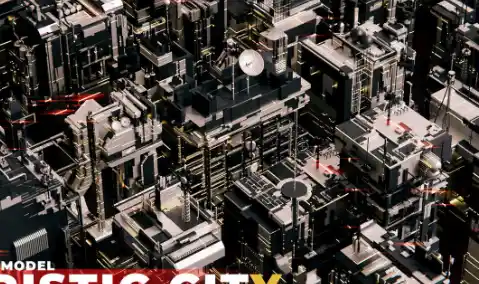 Artstation 20 Sci-Fi Building Futuristic City Vol 01 Free Download