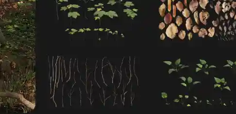 Blender GScatter v12.0 - Plants 3D Models Addon Free Download