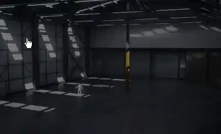 Blender Industrial Warehouse - Interior Realistic Free Download