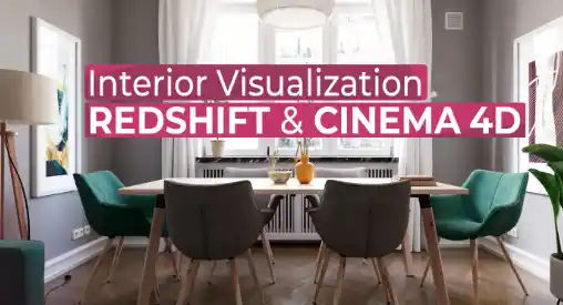 Gumroad - MoGraph Introduction to Interior Visualization with Redshift and Cinema 4d Complete Course Free Download