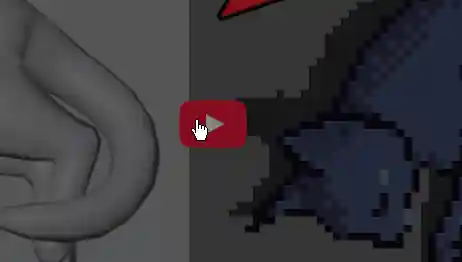 Pixel Art Rendering v3.1 (Eevee) Turn art into Pixelated render Download