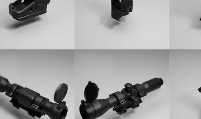 3D Kitbashing library - guns attachments 01 Blender models Free Download