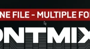 FontMixer v1 (aescripts) Easy Fonts Merger Full Download