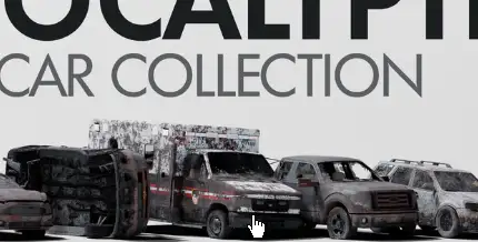 Blender - Collection of Apocalyptic Cars Free Download