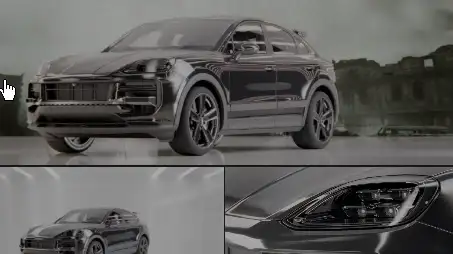 Resident Evil Requiem Porsche Cayenne Turbo GTF Model Download