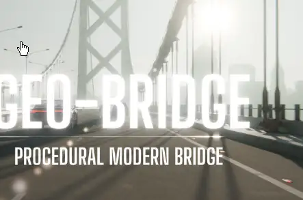 Geo-Bridge Procedural Modern Bridge Crack Download
